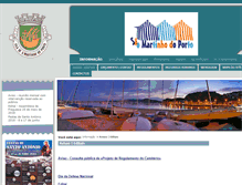 Tablet Screenshot of freguesiasaomartinhodoporto.pt